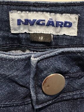 Peter Nygard Dark Blue Cropped Ankle Jeans